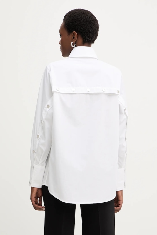 Odzież Karl Lagerfeld koszula bawełniana B1W11010 biały