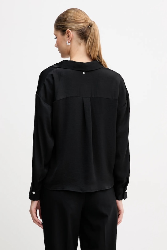 Ρούχα Πουκάμισο Dkny DJ6W2192 μαύρο