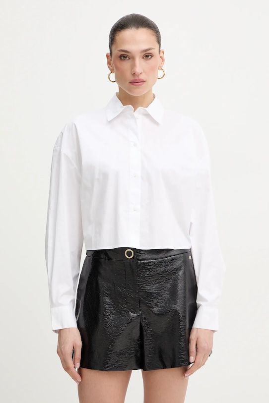 Armani Exchange koszula bawełniana bawełna biały XW001798.AF12812