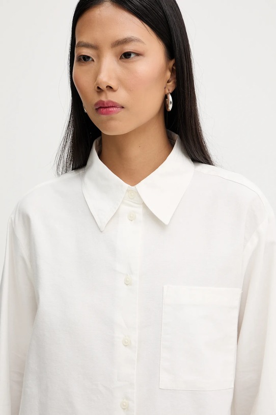 Marc O'Polo koszula bawełniana beżowy 5000007466