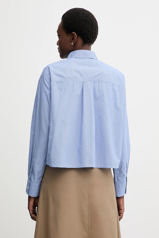 Odzież Marc O'Polo koszula bawełniana 5000007467 granatowy