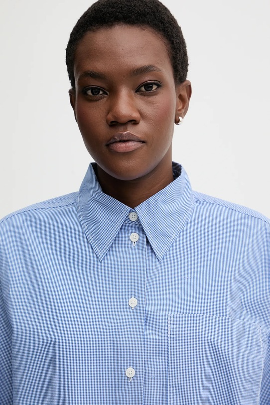 Marc O'Polo koszula bawełniana granatowy 5000007467