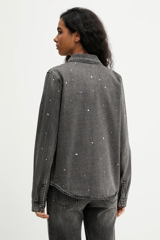 Odzież Miss Sixty koszula jeansowa 6S4XJ07300 czarny