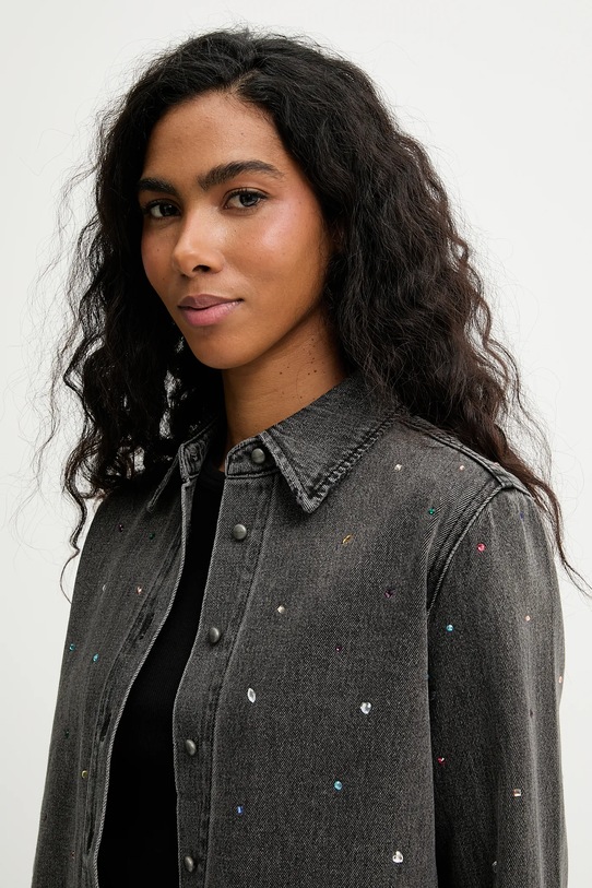 Miss Sixty koszula jeansowa czarny 6S4XJ07300