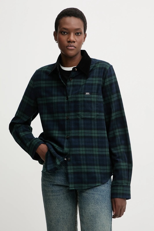 Miss Sixty koszula bawełniana wzorzyste niebieski 6S4XJ08700