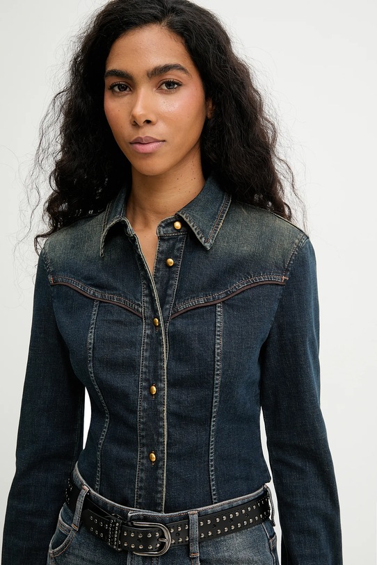 Miss Sixty koszula jeansowa niebieski 6S4XJ14500