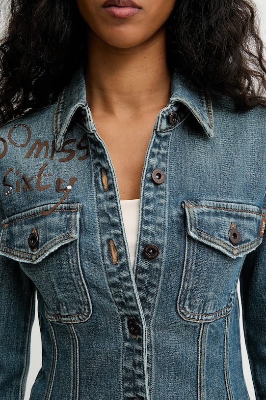 Miss Sixty koszula jeansowa 6S4XJ15200 niebieski