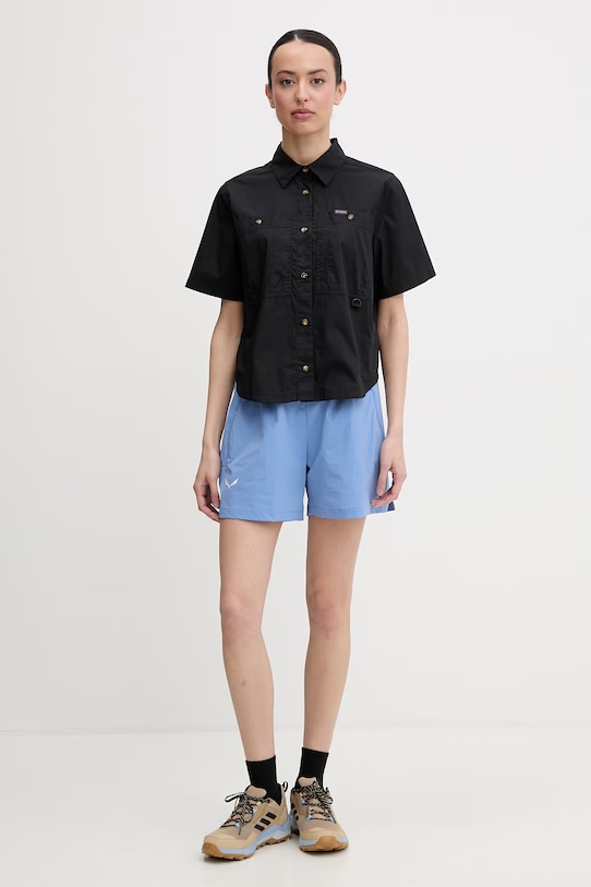 Columbia košile dámská s bavlnou Brea Falls 2118961 černá SS26