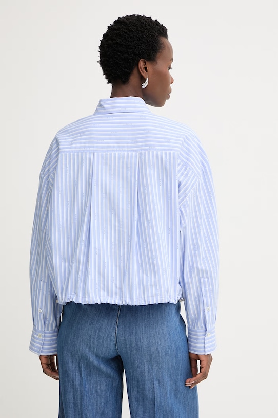 Oblečenie Pinko košeľa dámska bavlnená 106249.A36J modrá