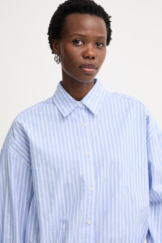 Pinko košeľa dámska bavlnená modrá 106249.A36J