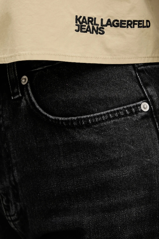 Karl Lagerfeld Jeans koszula bawełniana B1W11027 beżowy