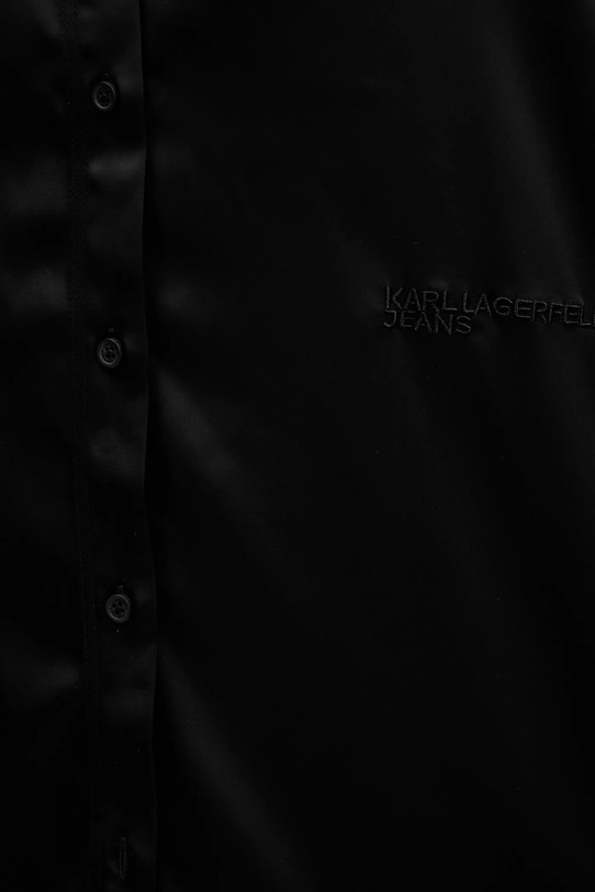 Πουκάμισο Karl Lagerfeld Jeans B1W11038 μαύρο