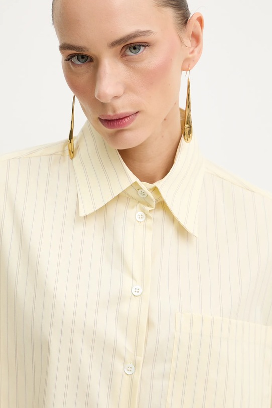 Patrizia Pepe koszula beżowy 8C0831.A544