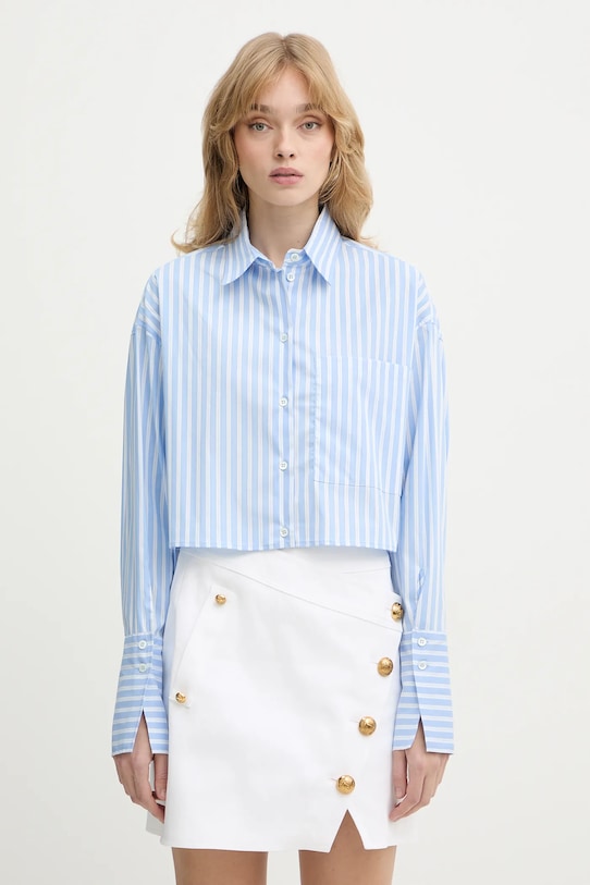 Patrizia Pepe koszula wzorzyste niebieski 8C0856.A544