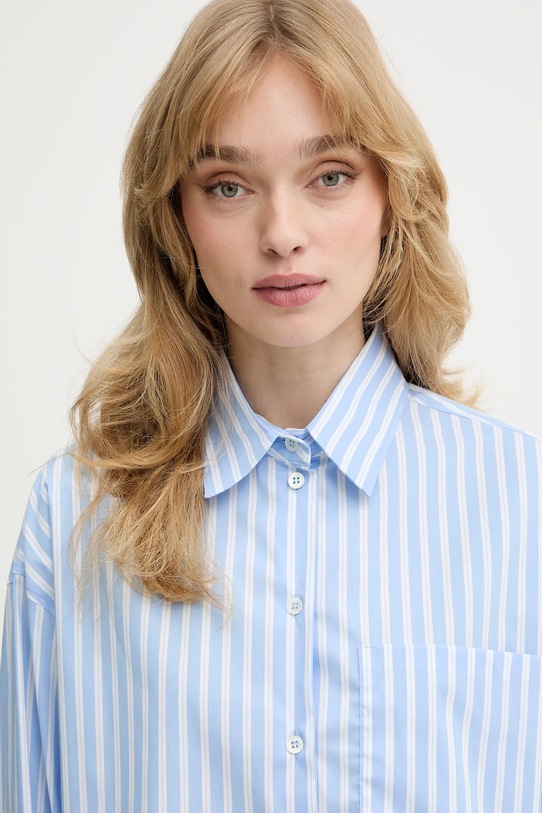 Patrizia Pepe koszula niebieski 8C0856.A544