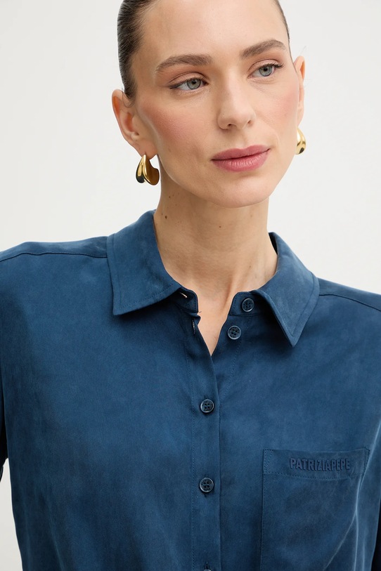 Patrizia Pepe koszula niebieski 8C0869.A704