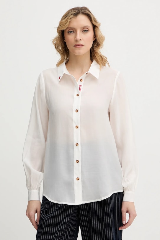 Never Fully Dressed koszula Miley klasyczny biały NFDTO2023