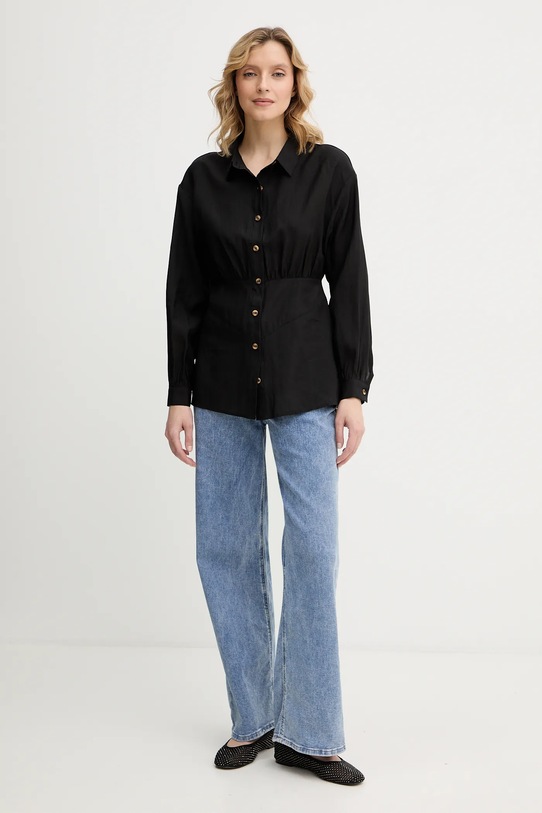 Never Fully Dressed koszula Zoe NFDTO2098 czarny SS26