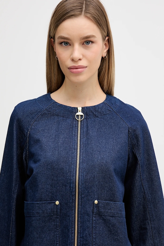 Barbour kurtka jeansowa Saima granatowy LOS0081