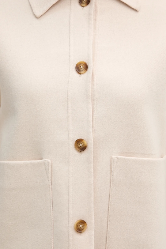 Barbour koszula z dodatkiem wełny Ashdon LOS0082 beżowy