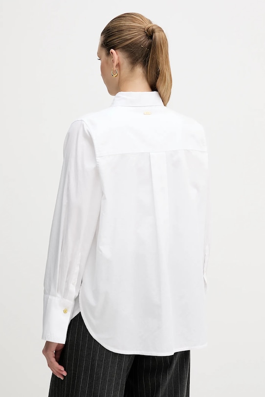 Odzież Barbour koszula bawełniana Wren LSH1723 biały