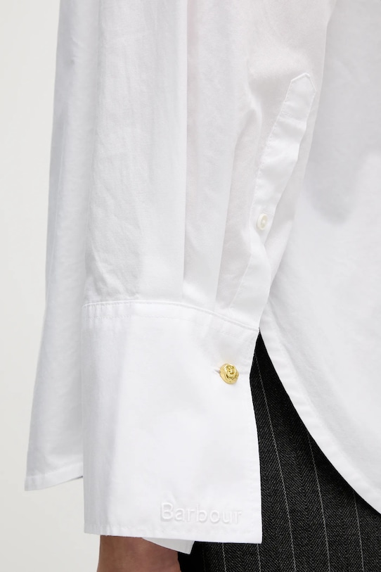 Barbour koszula bawełniana Wren LSH1723 biały