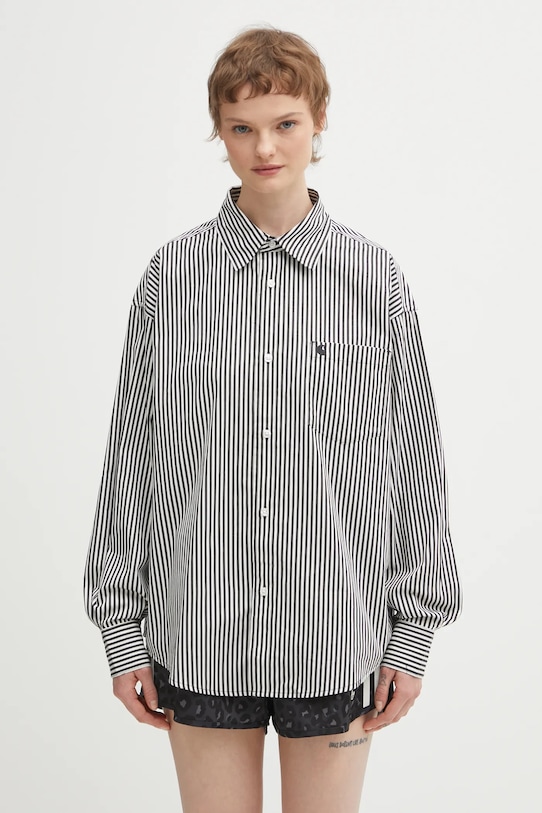 Carhartt WIP koszula bawełniana W‘ LS Daldry Shirt casual czarny I035955.3J7XX