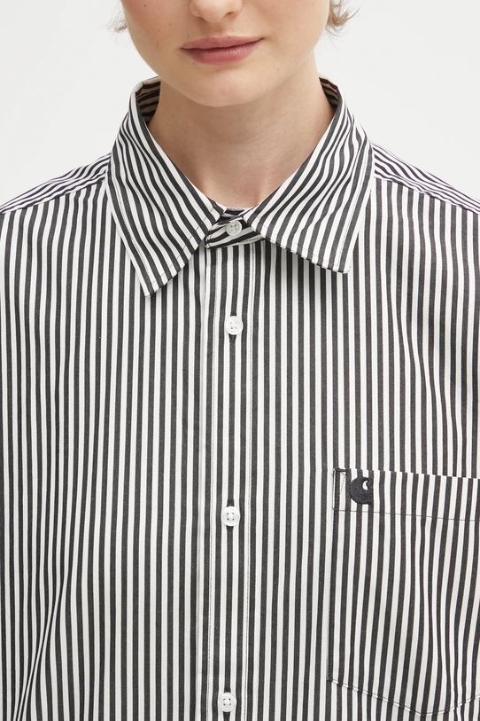 Carhartt WIP koszula bawełniana W‘ LS Daldry Shirt czarny I035955.3J7XX