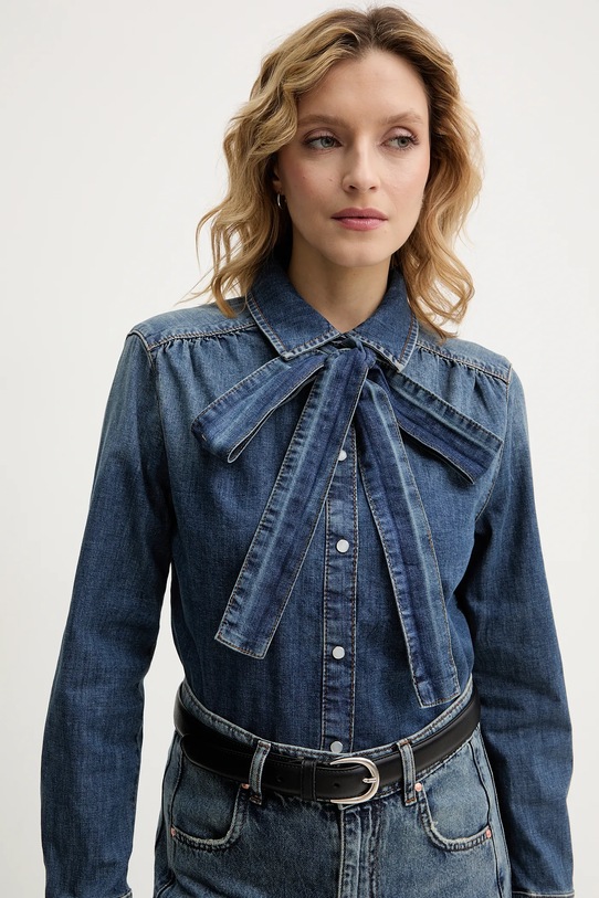 OUI koszula jeansowa granatowy 96069