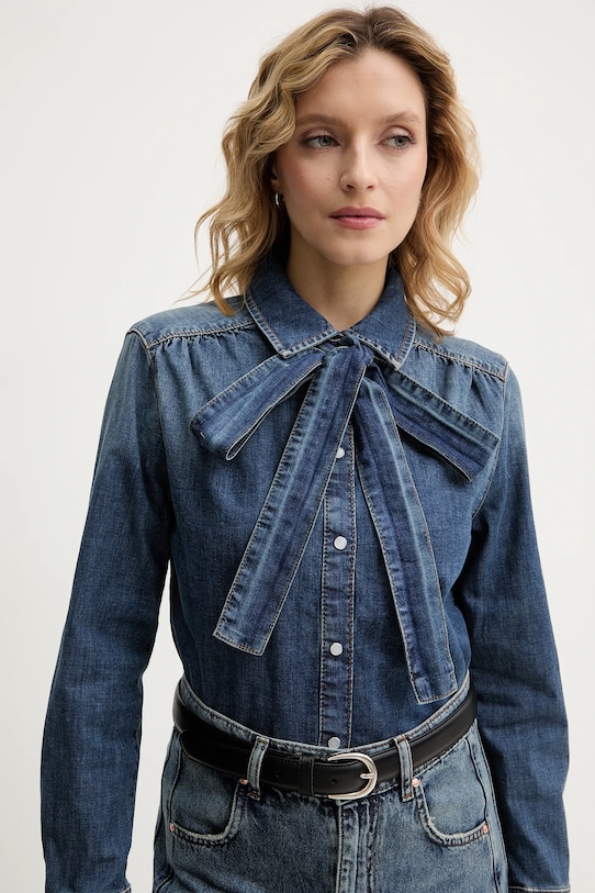 OUI koszula jeansowa granatowy 96069