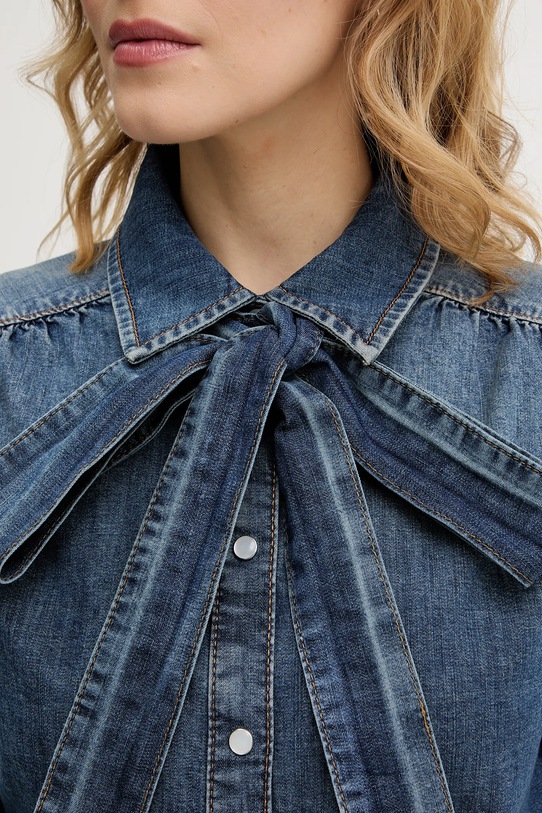 OUI koszula jeansowa 96069 granatowy