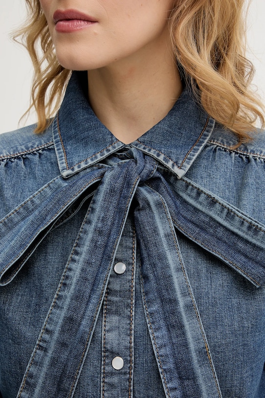 OUI koszula jeansowa 96069 granatowy