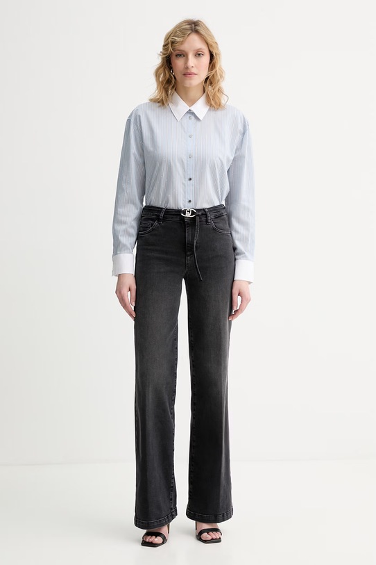 Morgan koszula damska z wiskozy CREME.F niebieski SS26