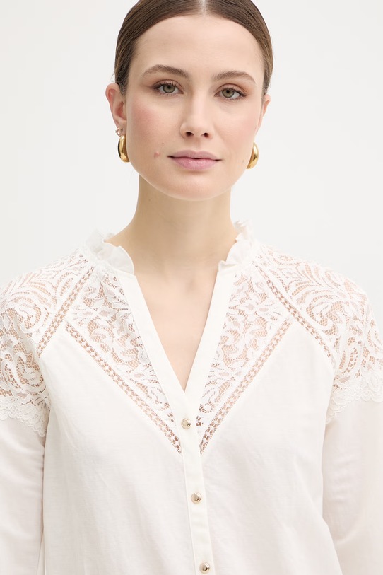 Morgan koszula beżowy TNICOLE