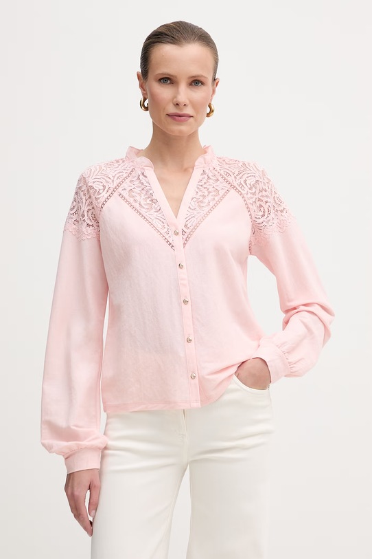 Morgan koszula regular różowy TNICOLE