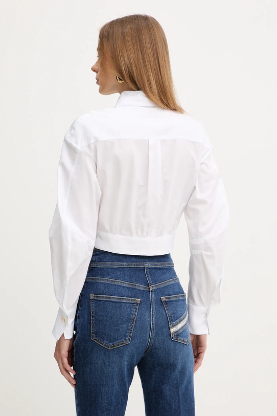 Odzież Elisabetta Franchi bluzka bawełniana CA12161E2 biały