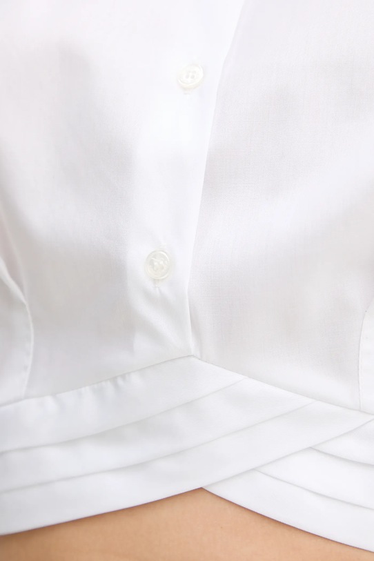 Bavlněná halenka Elisabetta Franchi CA12161E2 bílá