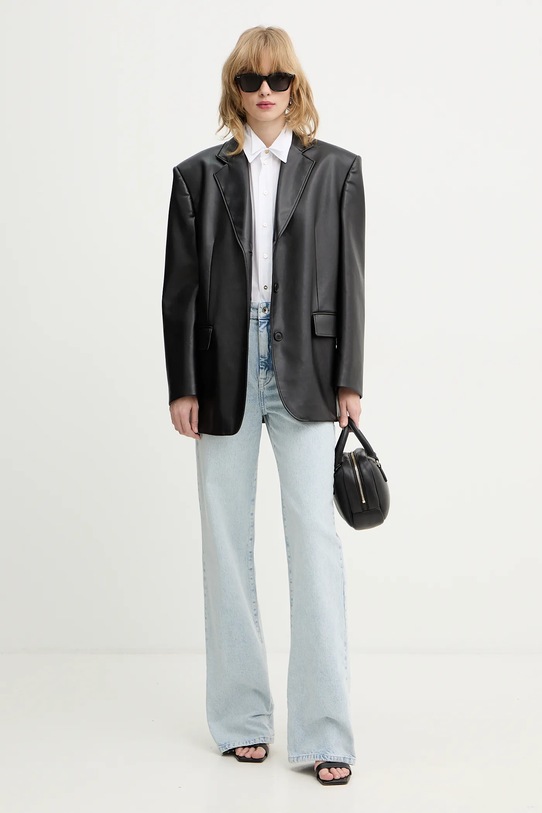 Elisabetta Franchi koszula bawełniana CA12561E2 biały SS26