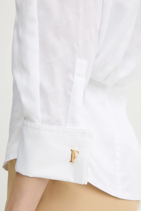 Elisabetta Franchi koszula bawełniana CA14161E2 biały