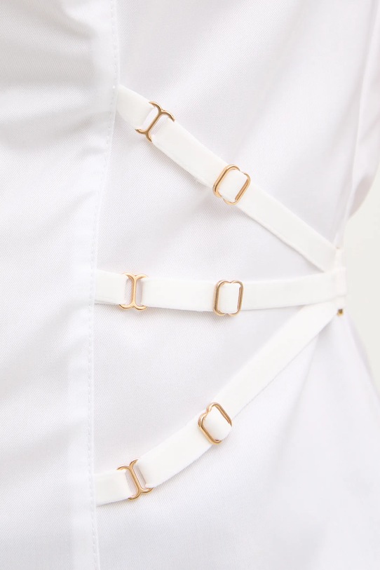 Elisabetta Franchi koszula bawełniana CA14361E2 biały