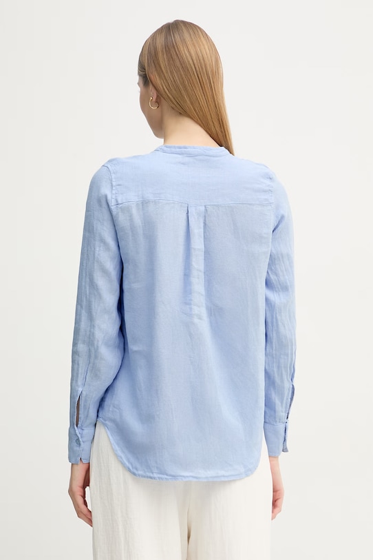 Oblečenie Mos Mosh košeľa dámska ľanová Artina 178000. modrá
