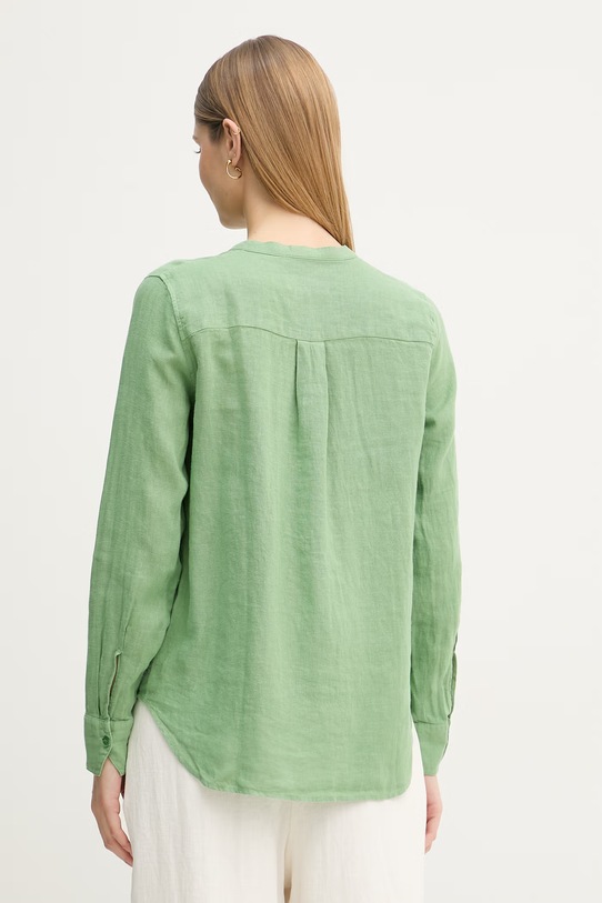 Одежда Mos Mosh рубашка для женщин из льна Artina 178000. зелёный
