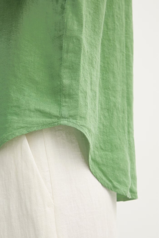 Mos Mosh cămașă pentru femei, din in Artina 178000. verde