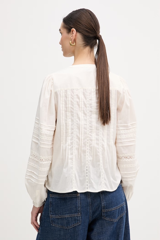 Abbigliamento Mos Mosh camicia in cotone Adila 176830 beige