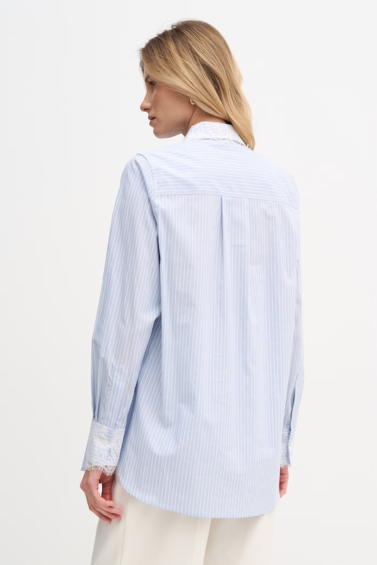 Odjeća Mos Mosh Košulja za žene od pamuka Elinda 177120 plava