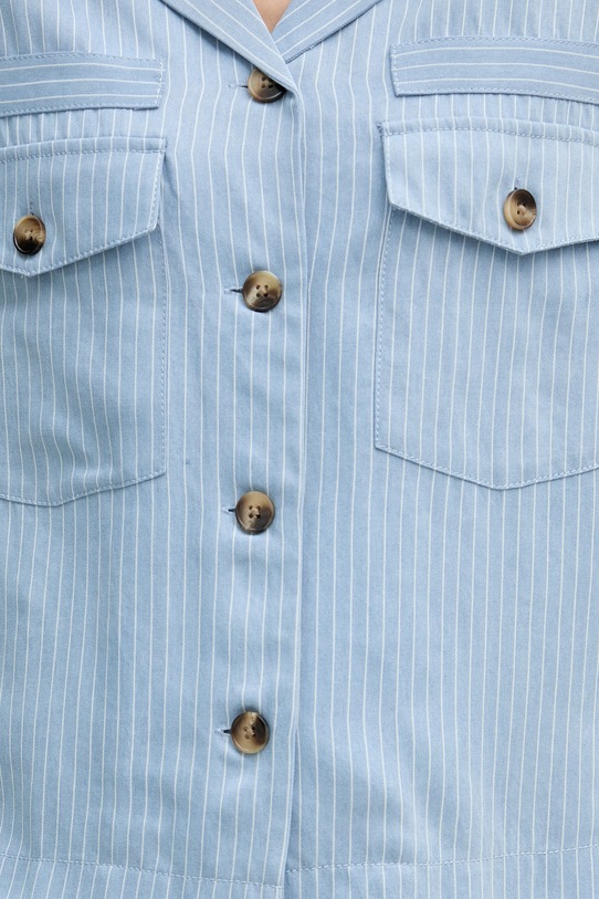 Mos Mosh koszula damska z lyocellu Celina 176580 niebieski