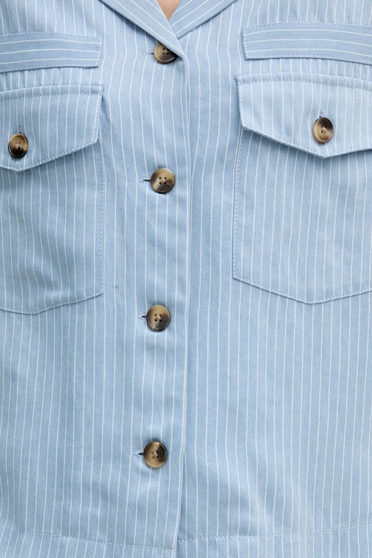 Mos Mosh koszula damska z lyocellu Celina 176580 niebieski