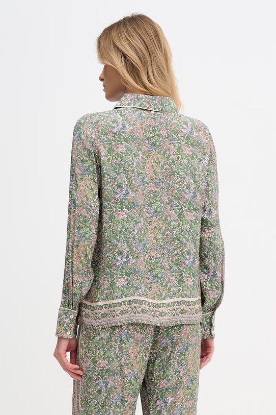 Odzież Mos Mosh koszula damska z wiskozy Kana 177380 zielony