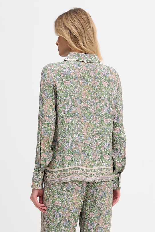 Odzież Mos Mosh koszula damska z wiskozy Kana 177380 zielony