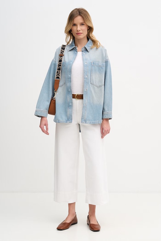 Mos Mosh koszula damska jeansowa 178520 niebieski SS26